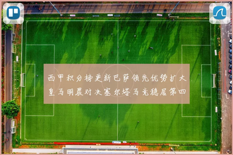 西甲积分榜更新巴萨领先优势扩大皇马明晨对决塞尔塔马竞稳居第四
